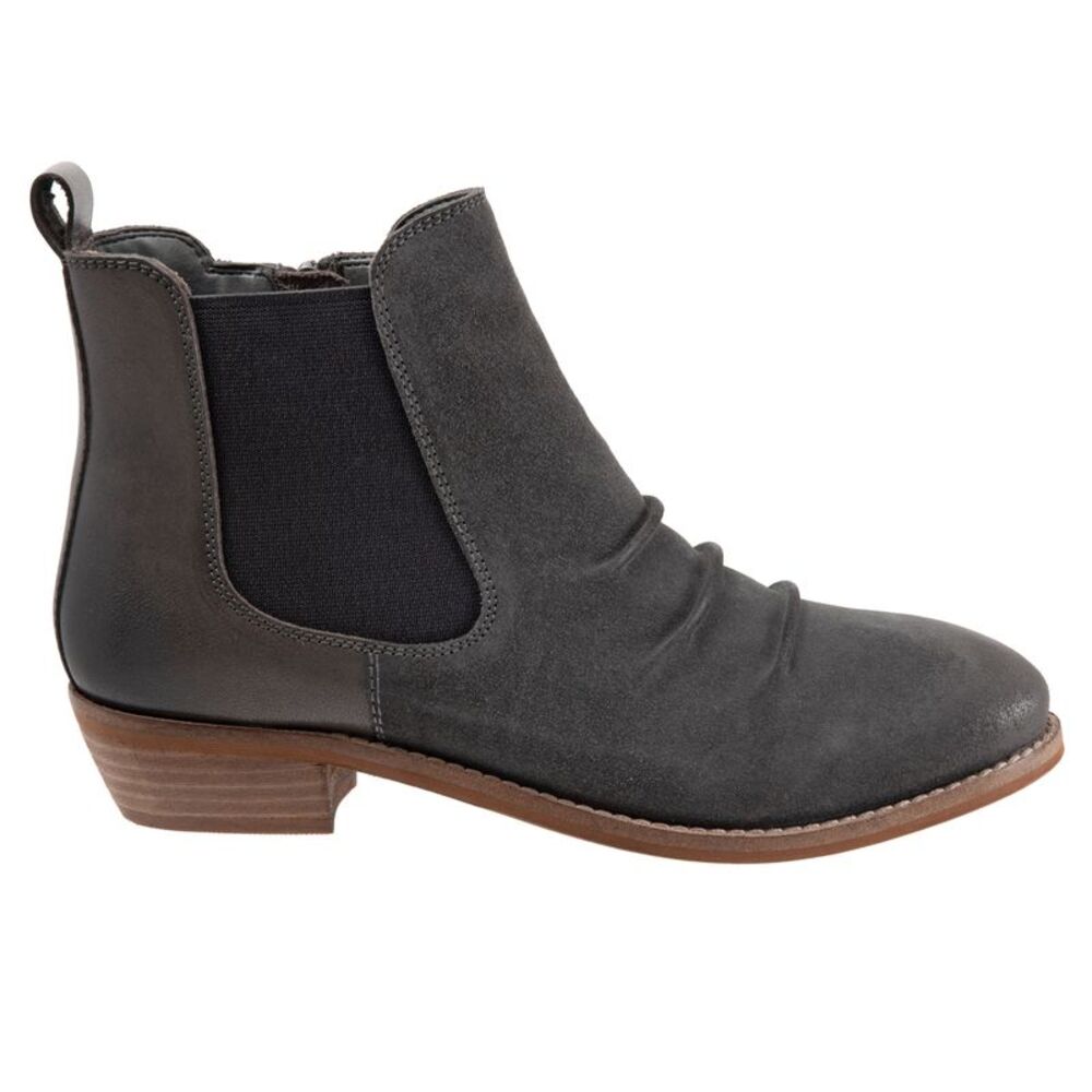 Softwalk Womens Rockford Gray Boots (NWT) 8W